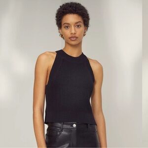 Aritzia Wilfred Black Halter
